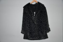 One as new All Saints amice grey leopard jacket size S.