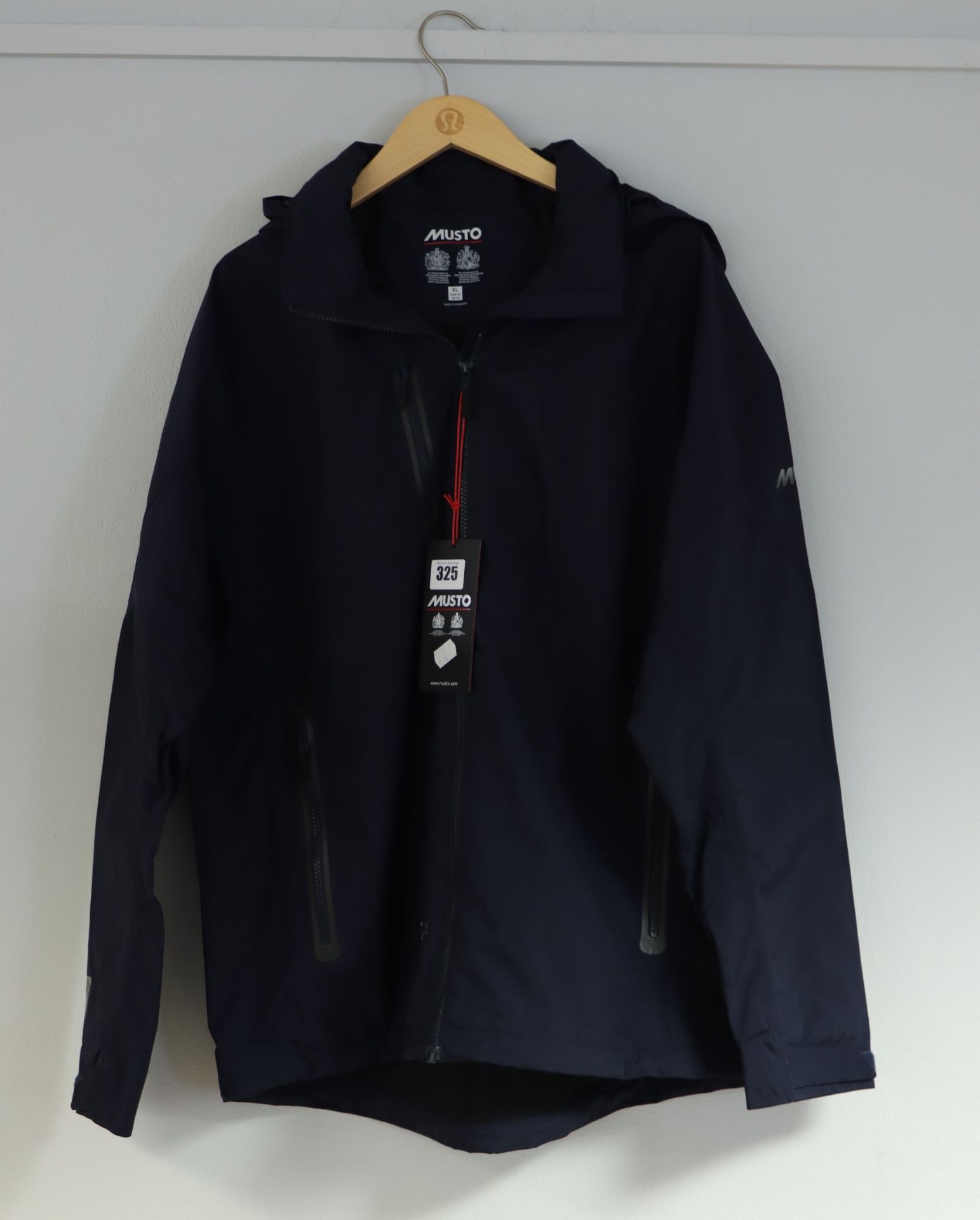 One as new Musto Sardinia BR1 sailing jacket in navy (SMJK057, XL).