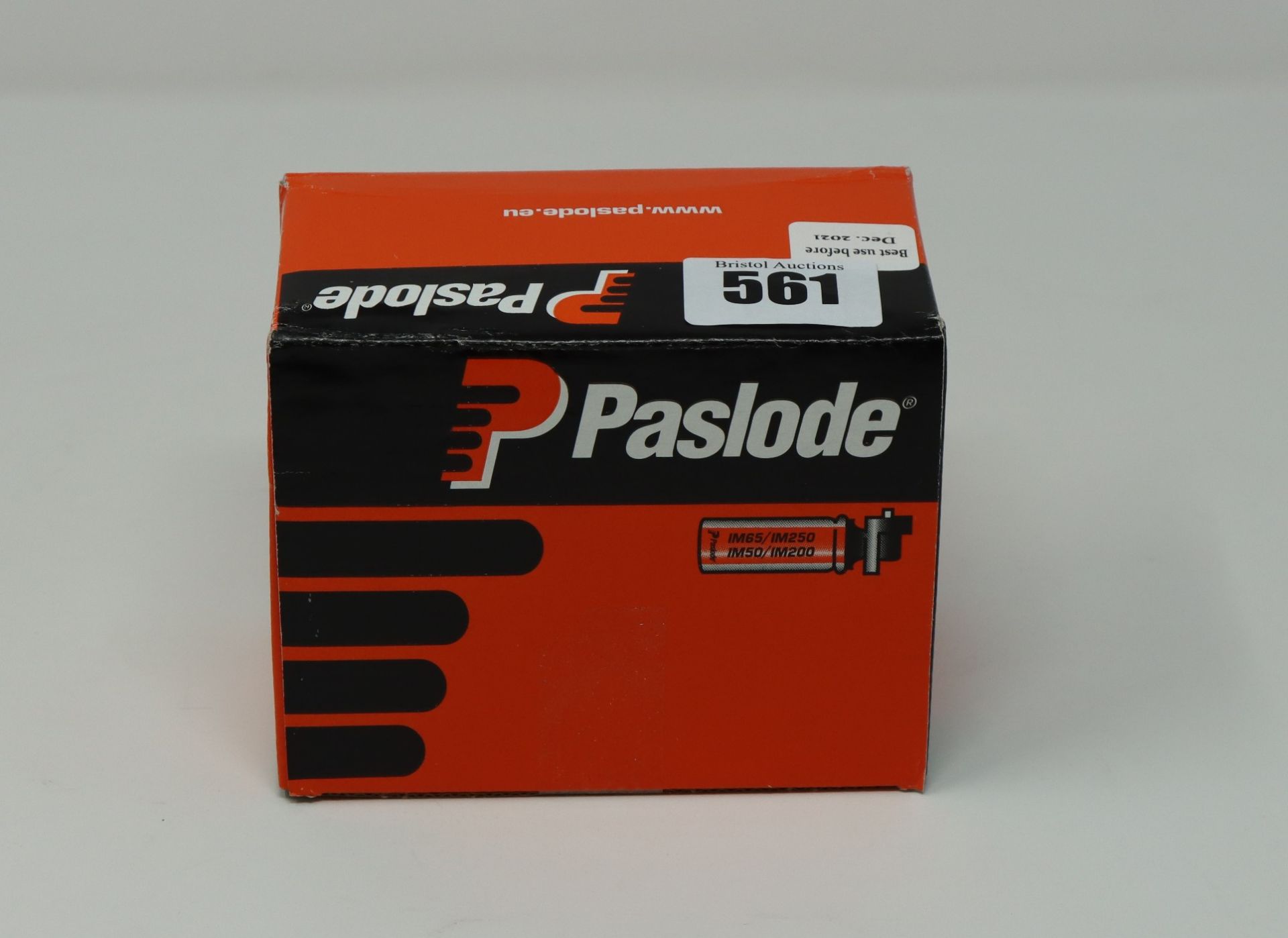 Six as new Paslode 300273 16g x 51mm ELGV angled brad fuel packs (2000 per box + two fuel cells).