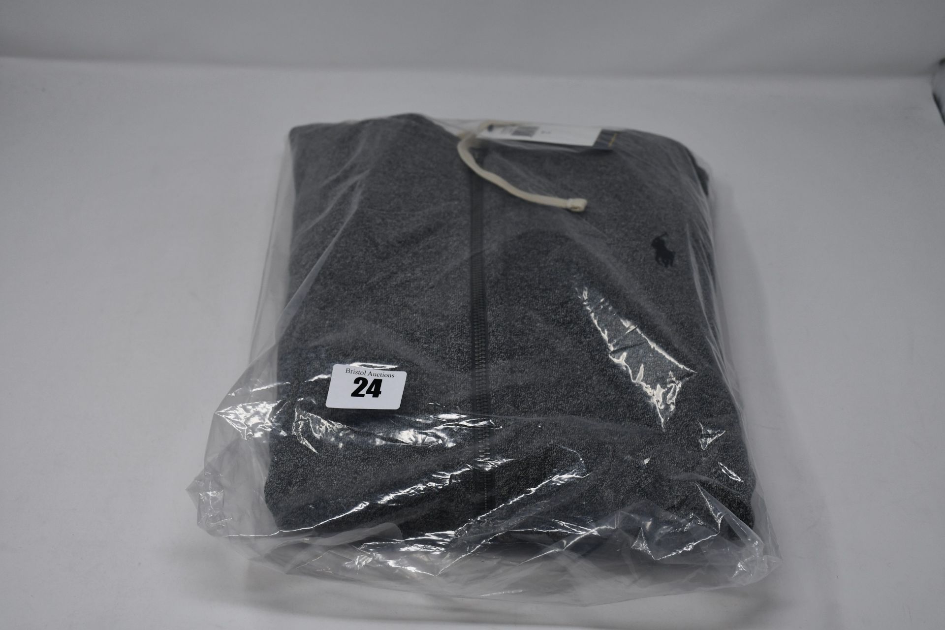 One as new Ralph Lauren Cotton Blend Fleece Hoodie Alaskan Heather size L (710548546005).