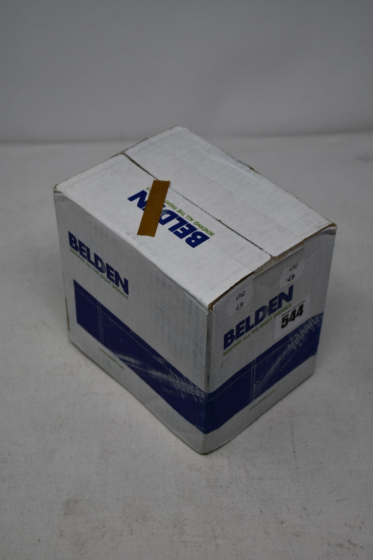 A boxed as new Belden 152 meters spool of mouse wire (Box unsealed).