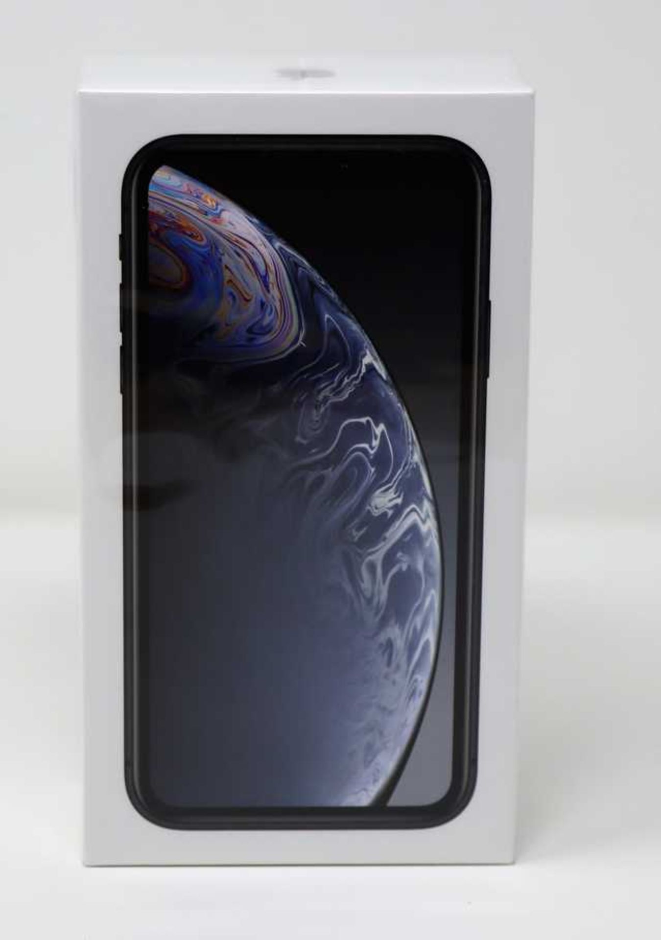 A boxed as new Apple iPhone XR (Global/A2105) 64GB in Black (Packaging Sealed) (Checkmed report