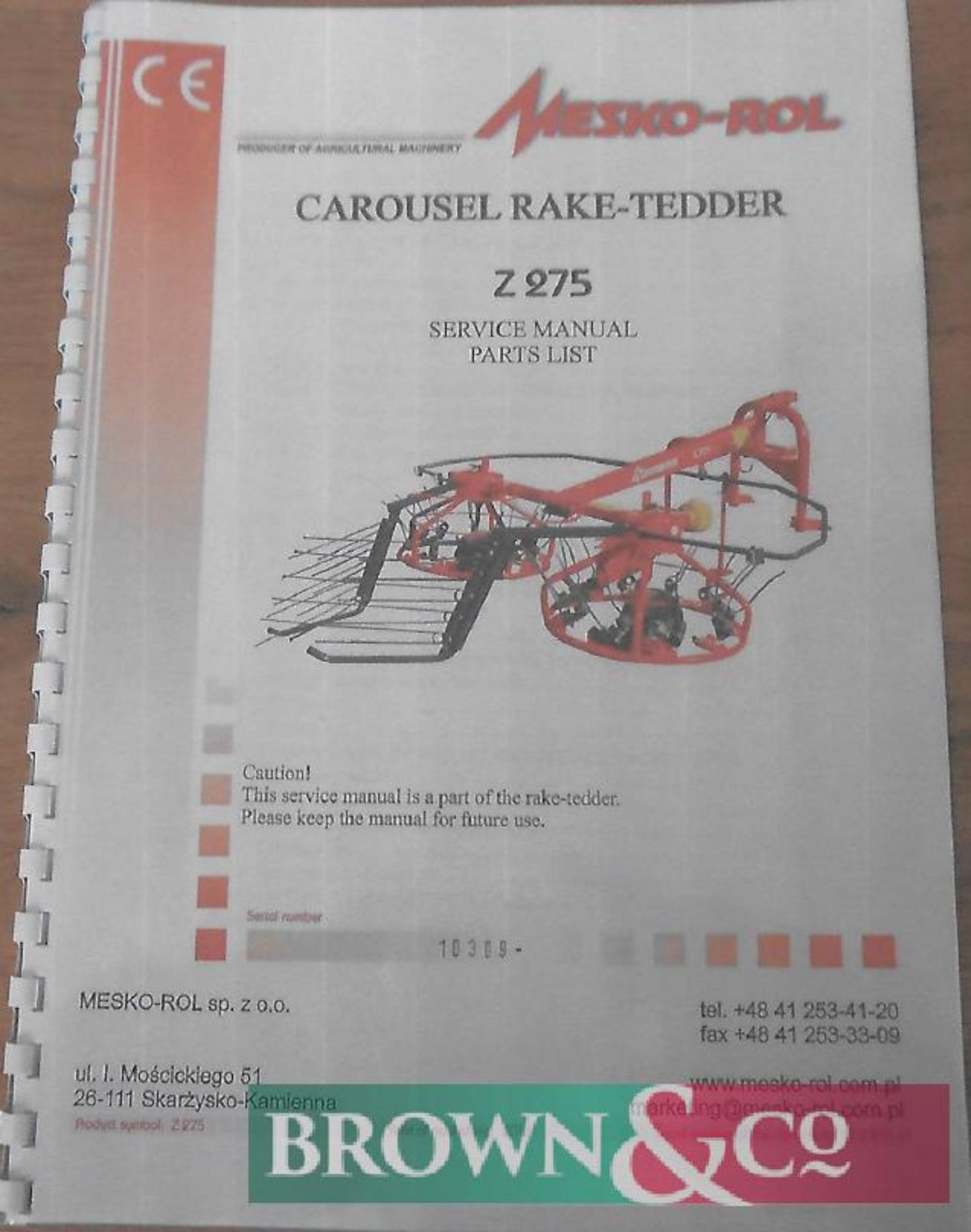 Mesko-Rol Z 275 Carousel Rake-Tedder - Image 4 of 4