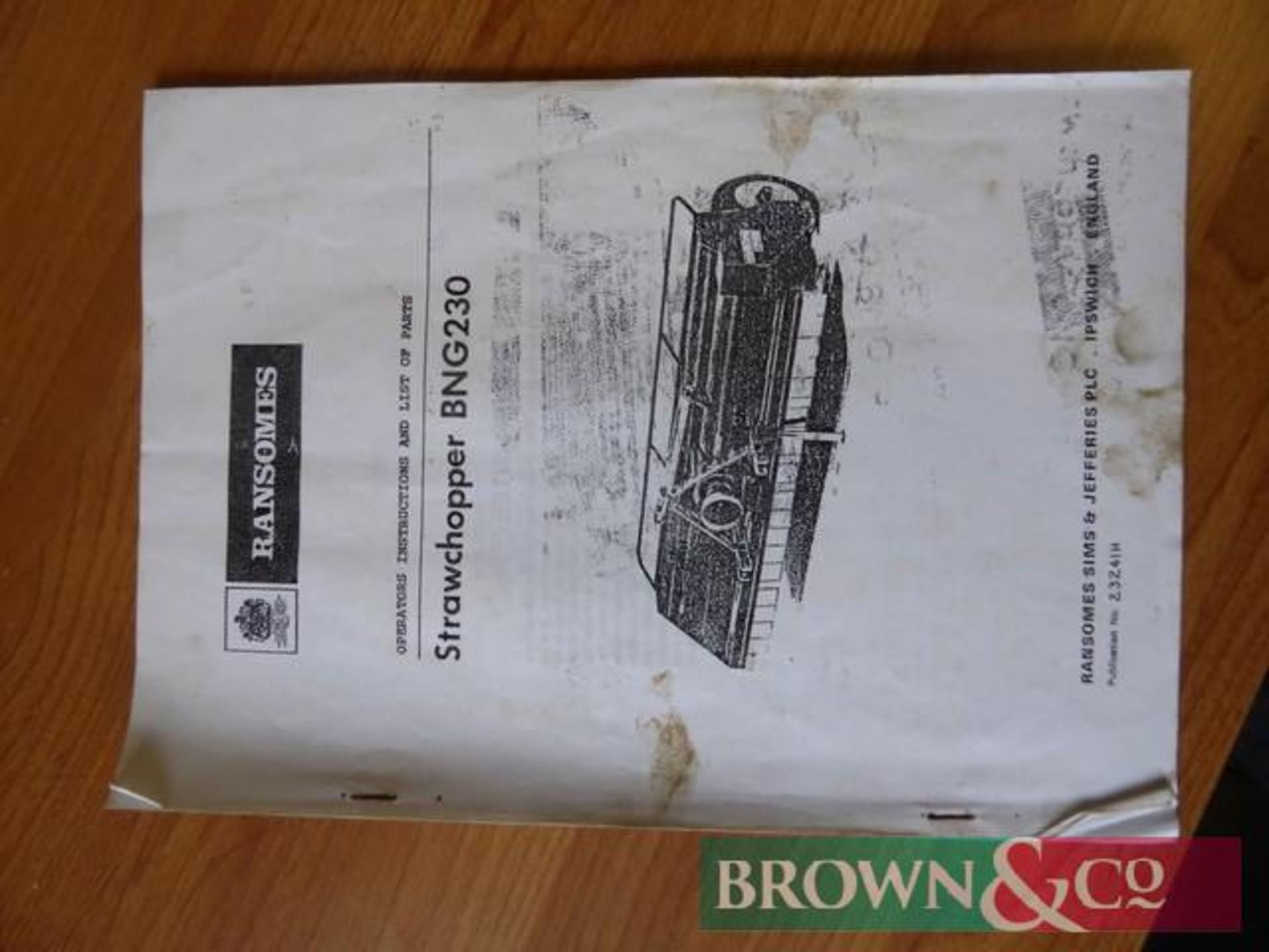 Ransomes BNG230 Strawchopper - Image 4 of 4