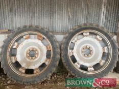 2 No. Rear Row-Crop Wheels