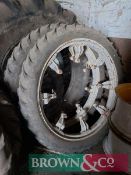 Pair of Avon Row Crop Wheels