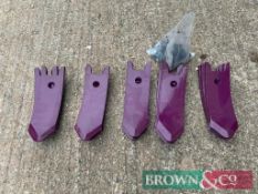 15 No. 85mm Cultivator Points