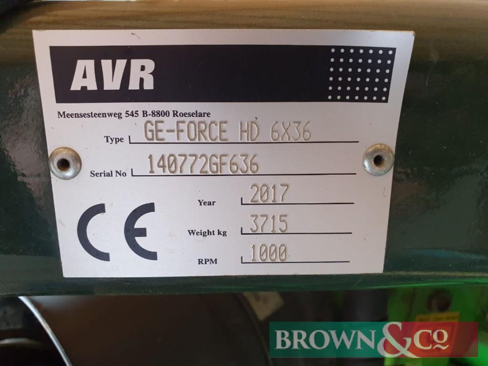 AVR GE-Force 6-row Bed Tiller - Image 7 of 7