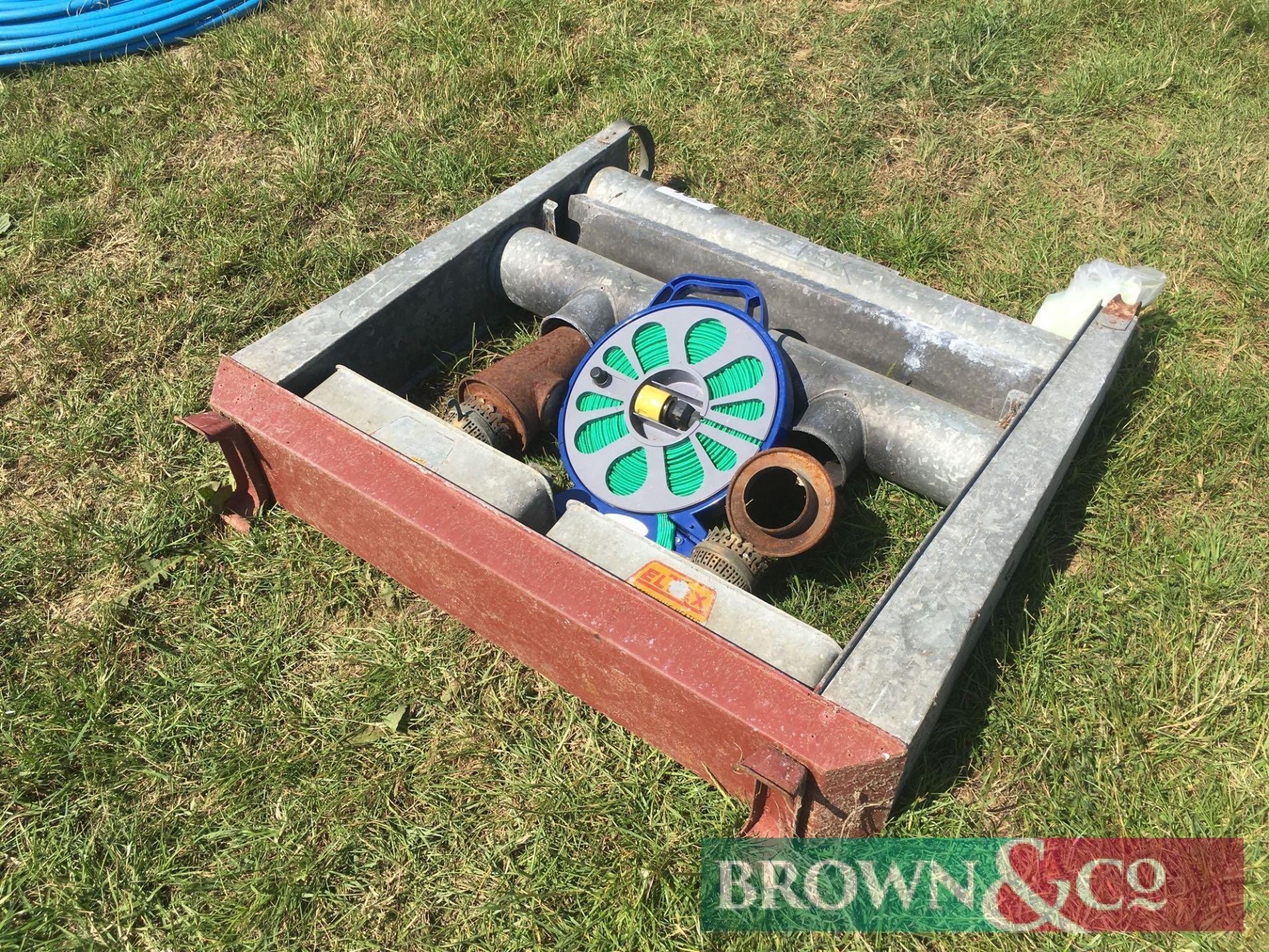 Quantity hand tools, hose reel and greenhouse heater (No VAT)