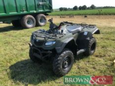 2016 Suzuki King quad 4wd ATV fitted with tracker. Petrol. Reg: AE16 ATV. Mileage: 2,999.