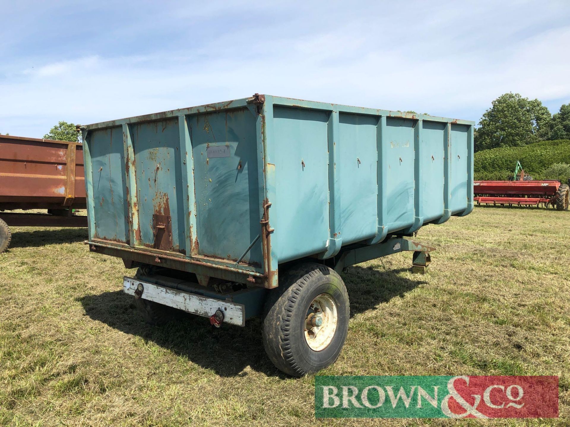 1980 Salop 6.5t single axle hydraulic tipping trailer. Serial No: 803947 - Image 5 of 6