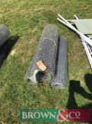 3No rolls of wire netting (No VAT)