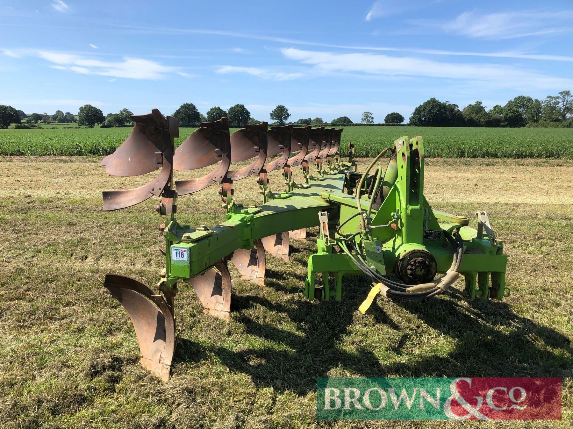 2012 Dowdeswell 155 8f rev full-mounted plough. Serial No: 12MA36038 - Image 2 of 9