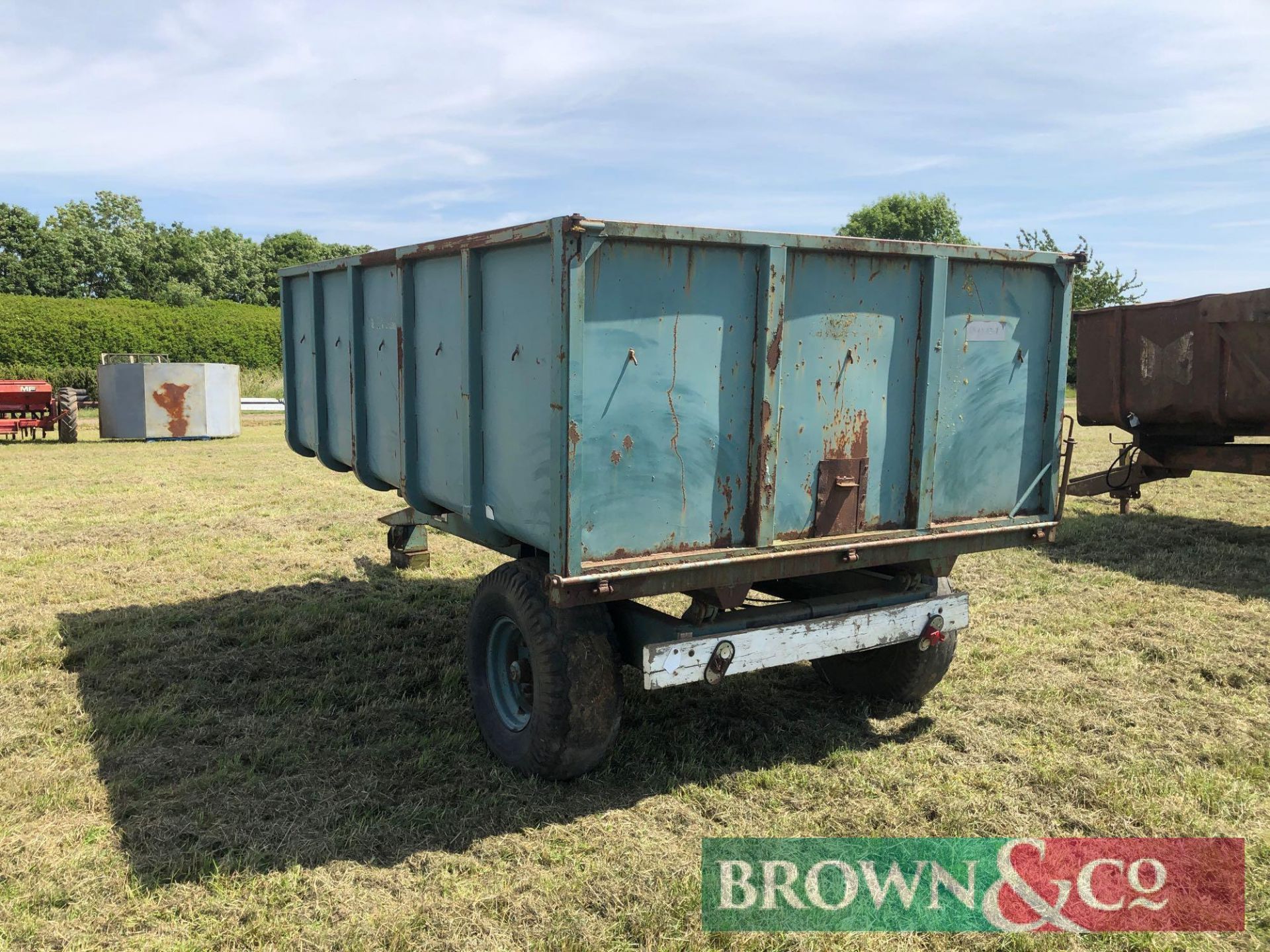 1980 Salop 6.5t single axle hydraulic tipping trailer. Serial No: 803947 - Image 4 of 6