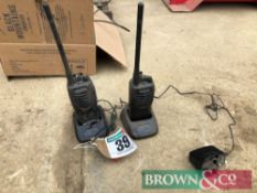 Kenwood hand held radios with charger