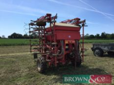 2012 Kverneland Accord TS Evo 6000 tine drill with hydraulic markers, tramline kit and rear harrow.