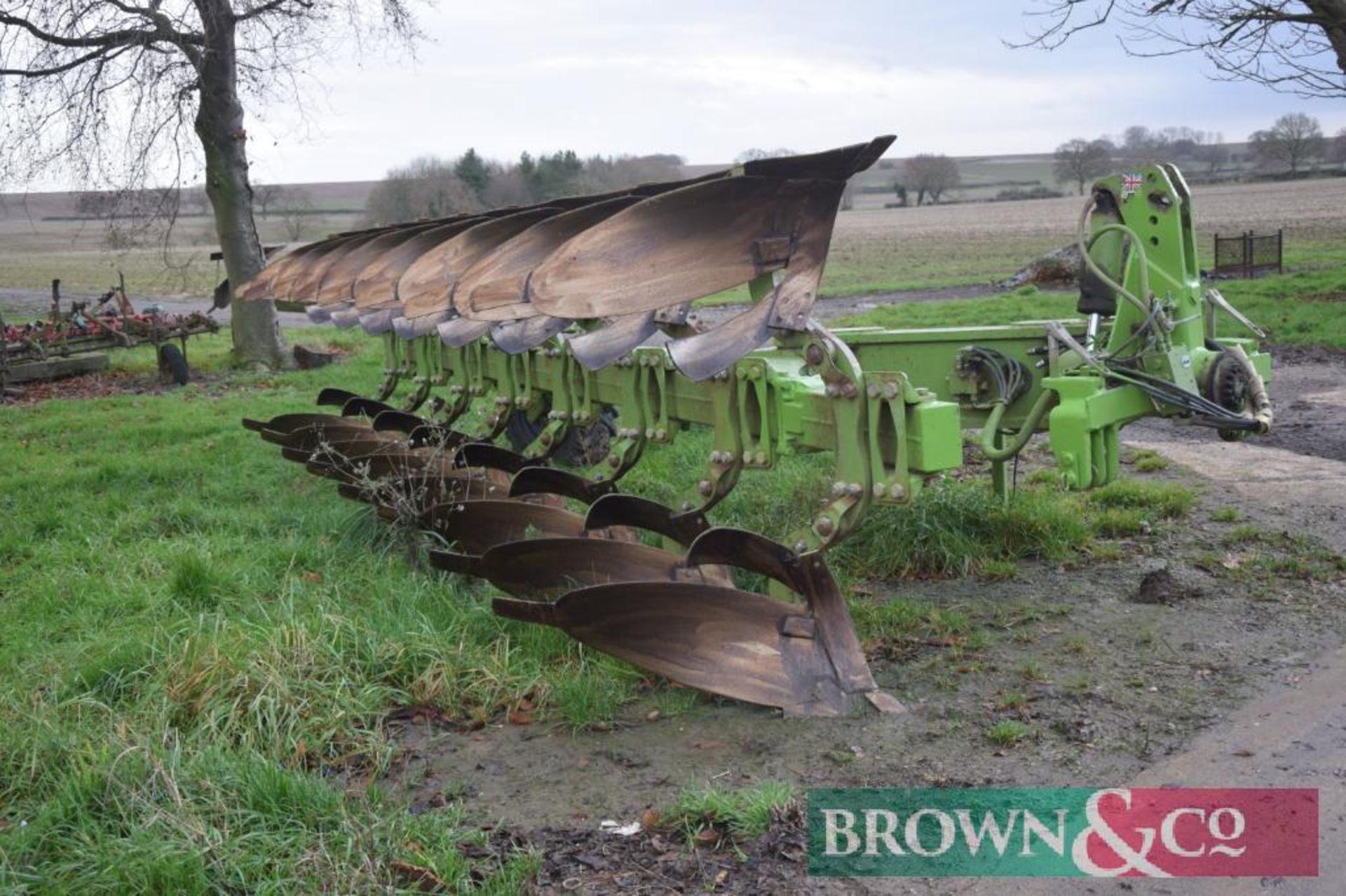 2012 Dowdeswell 155 8f rev full-mounted plough. Serial No: 12MA36038 - Image 8 of 9