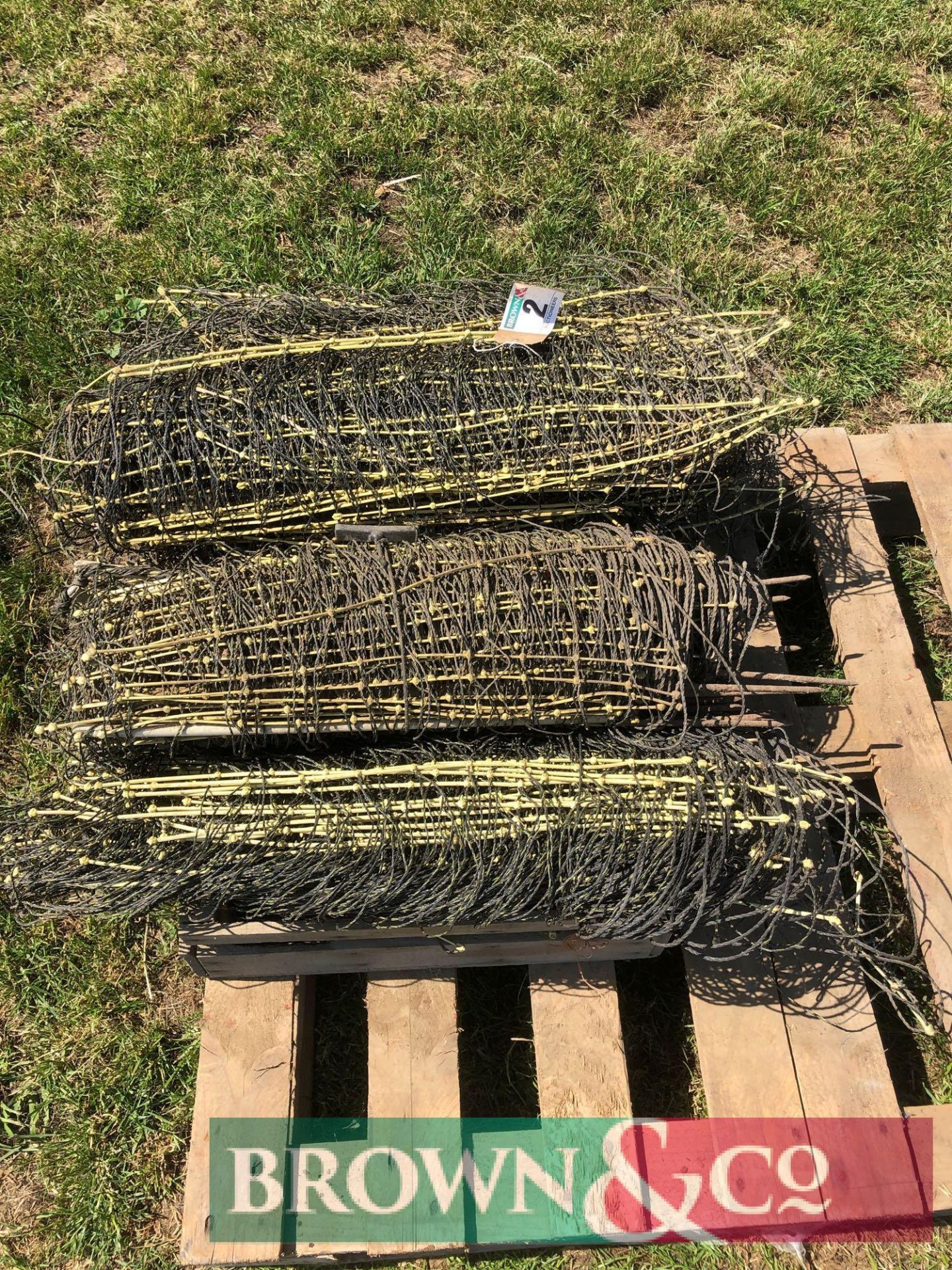 Quantity rabbit netting with stakes
