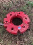 2 No. 285kg Rear Wheel Weights for Fendt 724