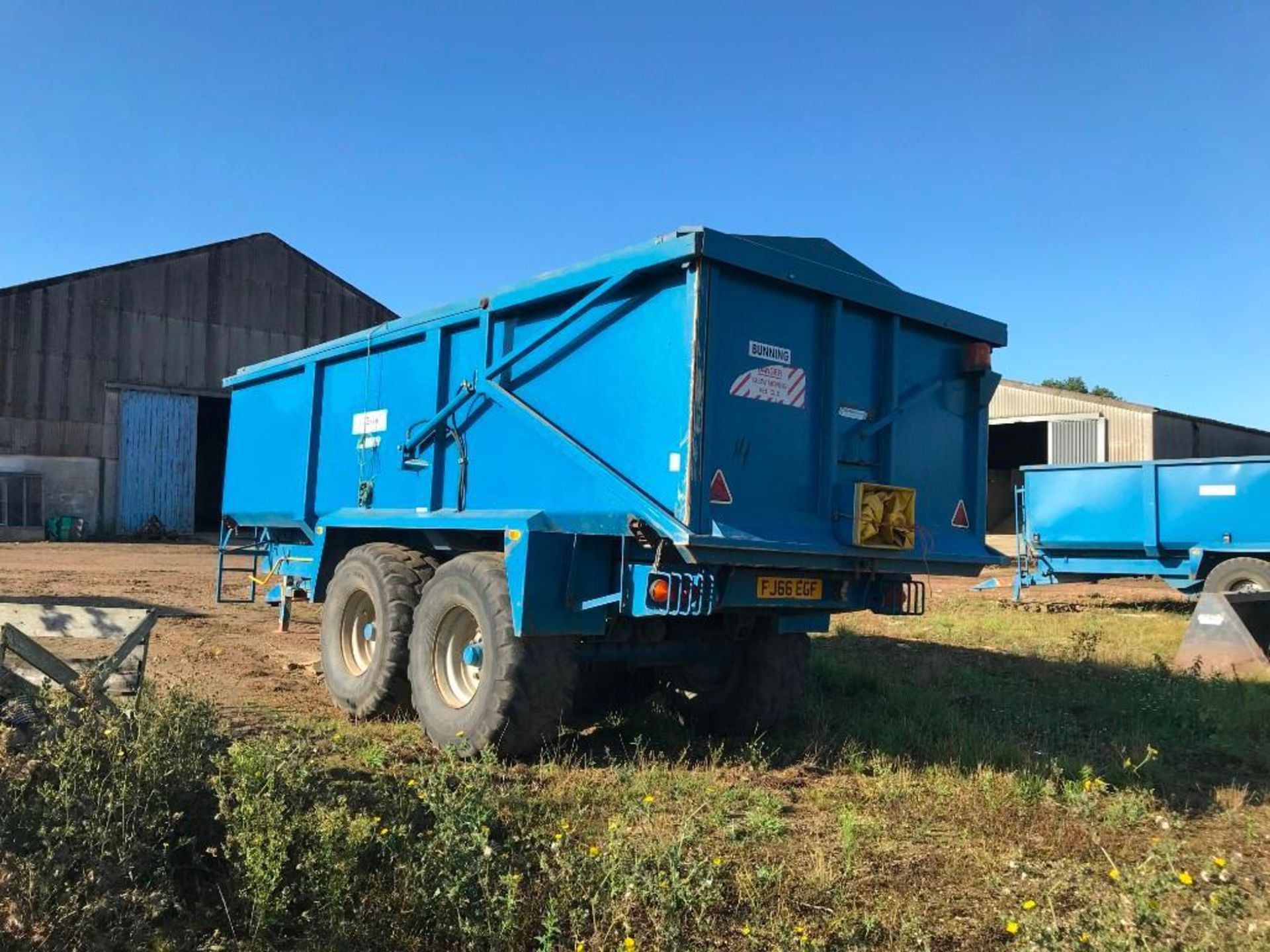 GT Bunnings Tandem Axle 18T Grain Trailer - Image 5 of 7