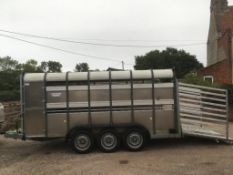 Ifor Williams 14ft livestock trailer