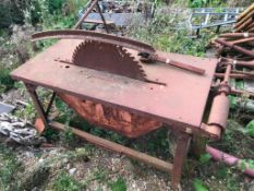 Vintage PTO sawbench