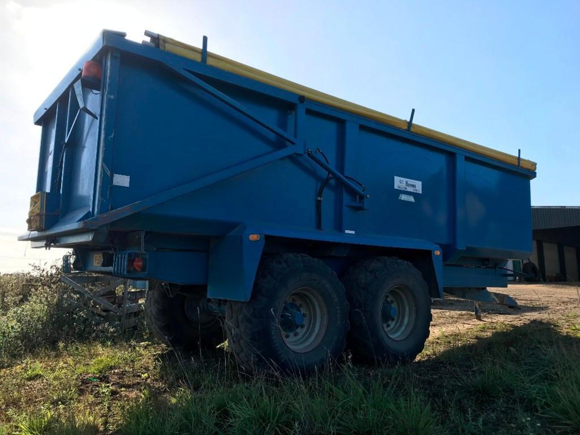 GT Bunnings Tandem Axle 18T Grain Trailer - Image 3 of 7