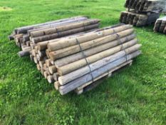 *Quantity wooden fence posts. VAT Payable on this lot