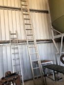 Metal ladder, 35ft