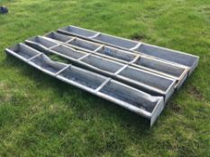 *Metal feed troughs (2). VAT Payable on this lot