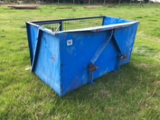 *Metal crate, 3 point linkage attachment. VAT payable on this lot