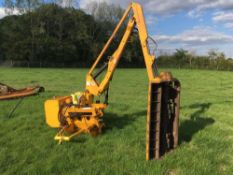 McConnel PA93 hedge cutter with 1.3m flail head. Serial No: 7190253305.  PTO at office.