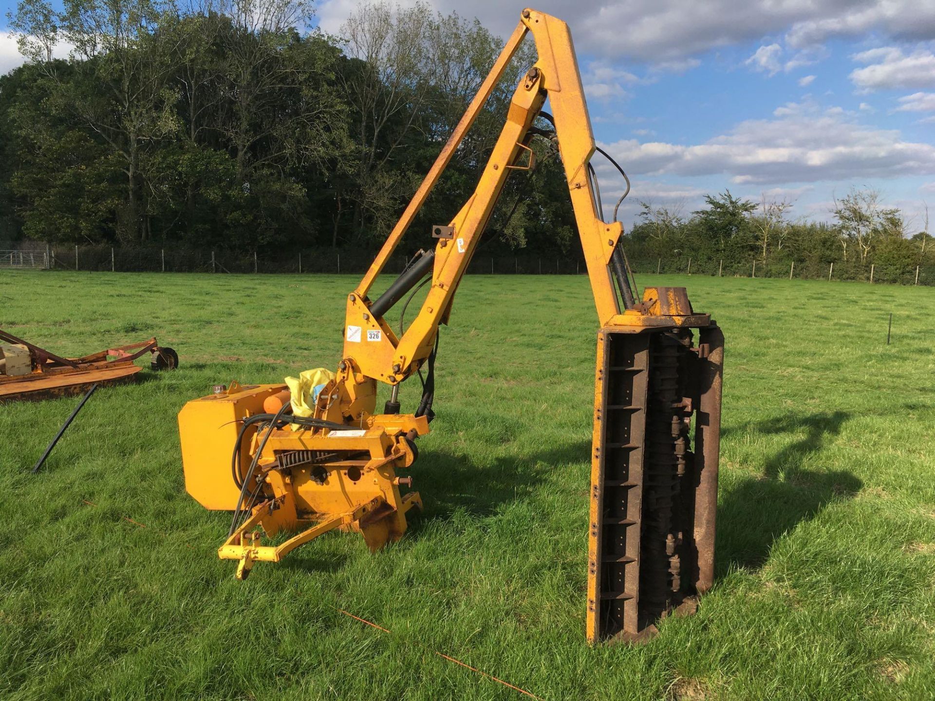 McConnel PA93 hedge cutter with 1.3m flail head. Serial No: 7190253305.  PTO at office.
