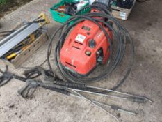 TX12-100 pressure washer with lances