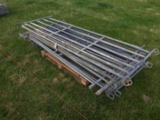 *Galvanised sheep hurdles, 6ft. VAT Payable on this lot