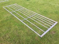 *Galvanised metal gate 12ft. VAT Payable on this lot