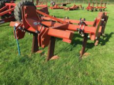 Marston fixed tine cultivator with 4 subsoiler legs and 5 cultivator legs
