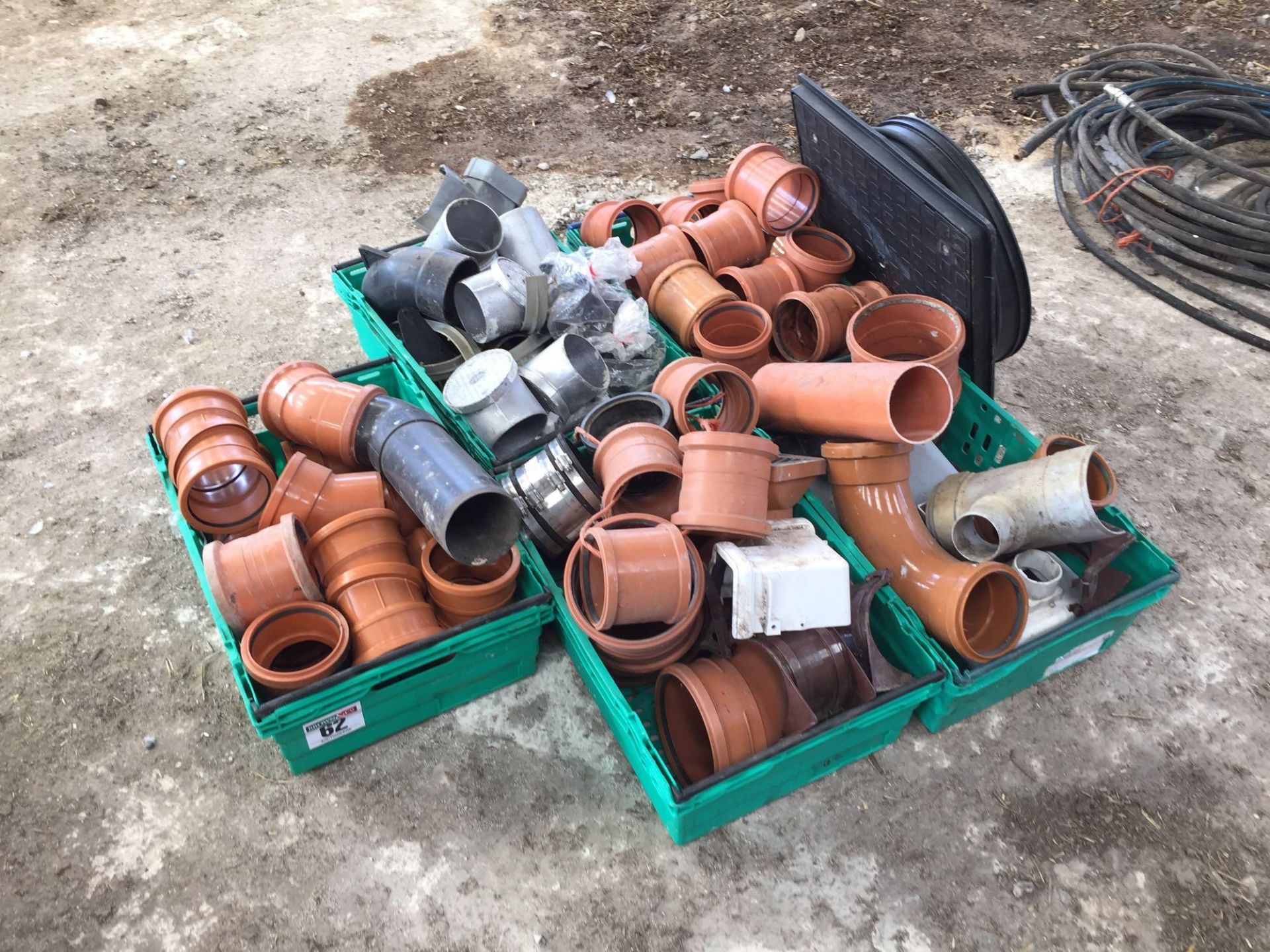 Quantity drainage and guttering spares