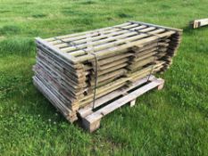 *Quantity of wooden hurdles. VAT Payable on this lot