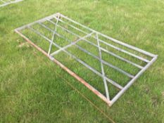 *Galvanised metal gate 8ft. VAT Payable on this lot