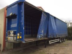 *Montracon 40ft tri-axle curtain side trailer. VAT Payable on this lot