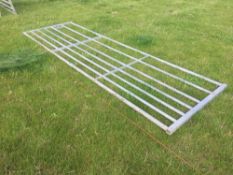 *Galvanised metal gate, 12ft. VAT Payable on this lot
