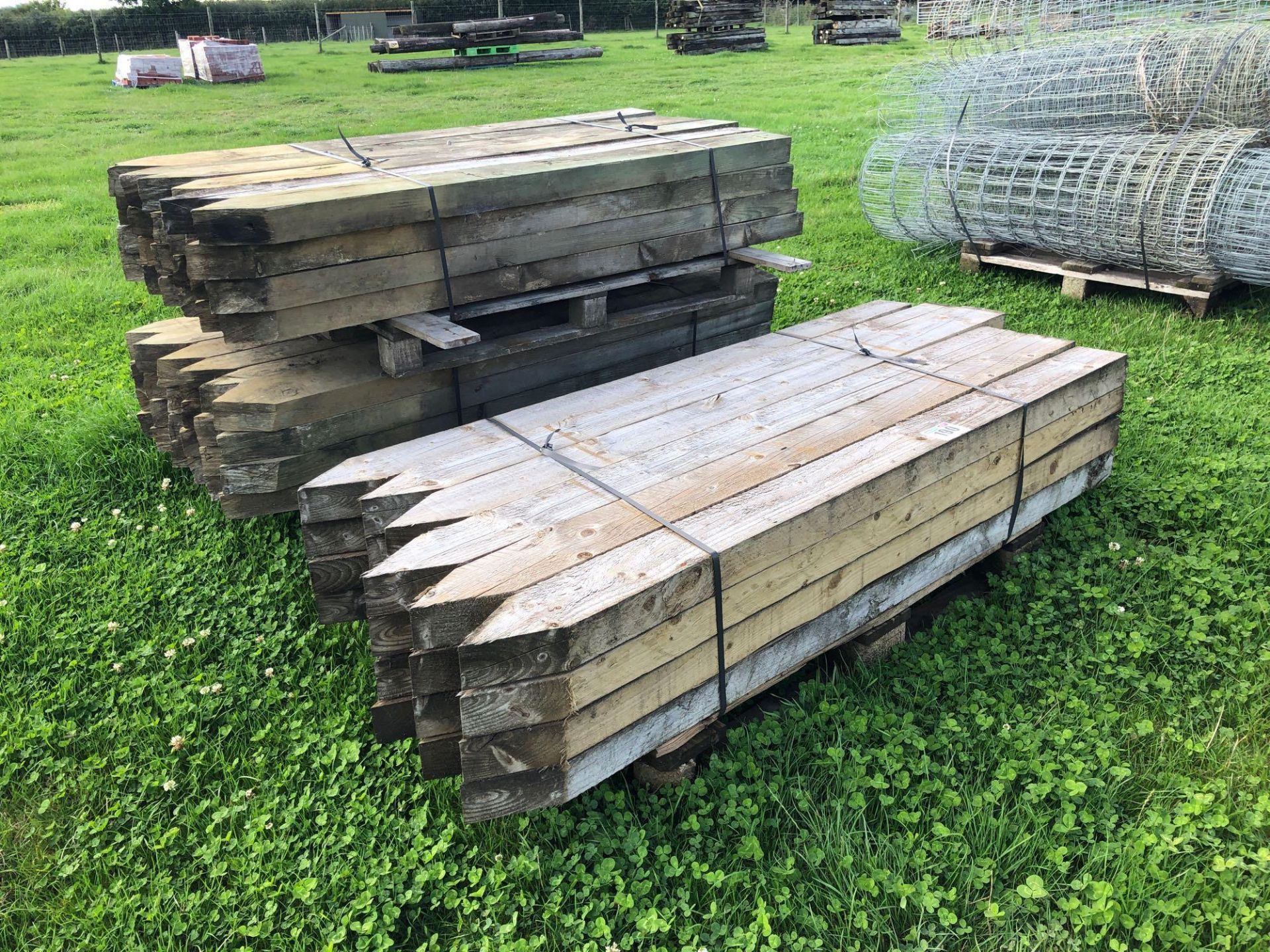 *Quantity wooden fence posts. VAT Payable on this lot