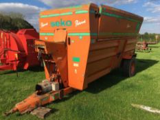 *2000 Record Seko Samurai mixer feeder, side unload. Serial No: G1007952. VAT Payable on this lot. M