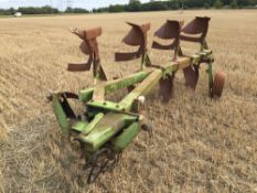 Dowdeswell DP8 4f rev plough with trash boards. Serial No: 11435412