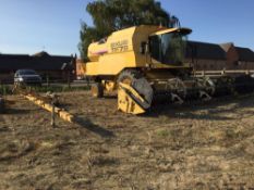 1999 New Holland TF78 combine harvester, 24ft header and trolley c/w new magnetic clutch for straw c