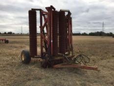 Bamlett-Vaderstad 12.3m Cambridge rolls, hydraulic folding