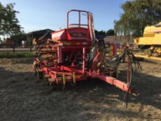 2002 Vaderstad Rapid 400s 4m disc system drill. Serial No: 12243. Hectares: 7,500. Control box in of