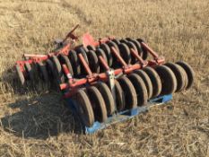 Set 4.8" press wheels for Kverneland drill