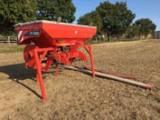 Kuhn TF1500 front hopper with side pipework and S Control box in office